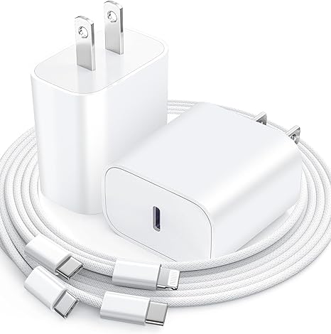 iPhone Charger,LISEN 2 Pack 20W for iPhone 15 pro max Charger,iPhone 15 Charger Block for iPhone Fast Charger Compatible with iPhone 15 14 13 12 11 Pro Max XR XS X,iPad,Galaxy, AirPods