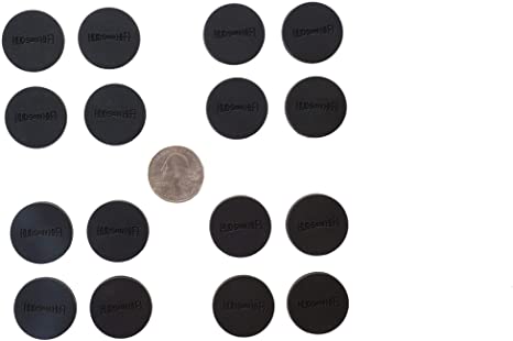 Hudson Hi-Fi 1" Platinum Silicone Isolation Dot, Non-Skid Isolation Feet - No Adhesive – 20 Duro – 16 Pack