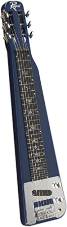 Rogue RLS-1 Lap Steel Guitar with Stand and Gig Bag Metallic Blue