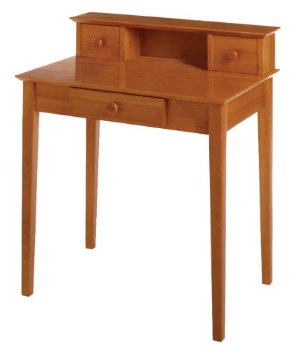 Winsome Wood Writing Desk, Honey