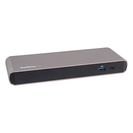 Thunderbolt 3 Docking Station, Compatible with Windows/macOS, Supports Dual 4K HD Displays (TB3DKDPMAW) by StarTech.com