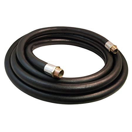 Apache 98108529 3/4" x 20" Farm Fuel Transfer Hose with Male x Male Crimped Fittings