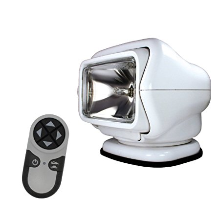 GoLight Stryker Searchlight with Wireless Handheld Remote, White