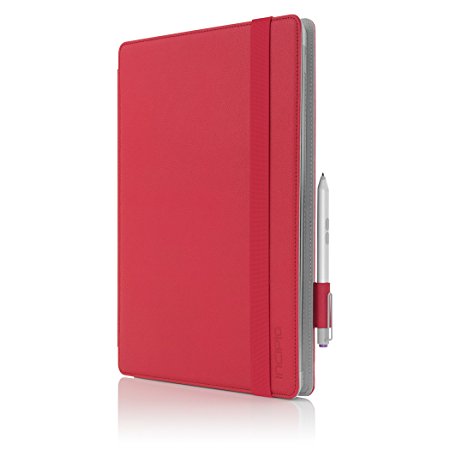 Microsoft Surface Pro 3/4 Case, Incipio [Folio] [Type Cover] Roosevelt Folio Case for Microsoft Surface Pro 3/4-Red