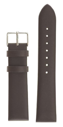Mens Classic Glove Leather Watchband Brown 20mm Watch Band - by JP Leatherworks