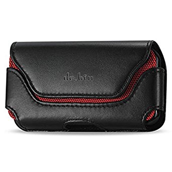 Apple iPhone 5 / 5s /5c Premium Pouch Carrying Case with Belt Clip Belt Loops Holster Fits with Otterbox Commuter / Defender Case on Lifeproof Case on