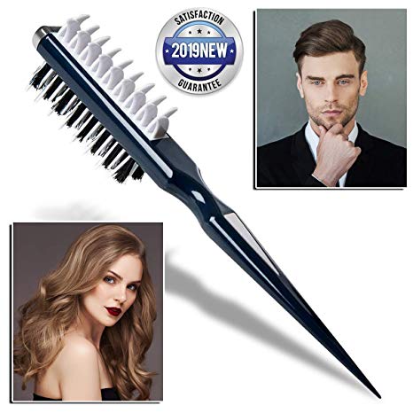 OUTERDO Hair Comb, Hair Styling Comb Portable Two-Sided Multifuncional Combing Brush, Hair Styling Tool Suitable for All Hair Types Instant Volumizing Hair Women Men