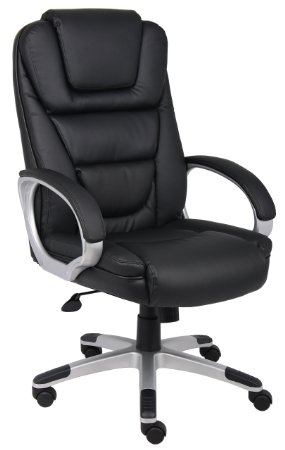 Boss NTR Executive Leather Plus Chair with Knee Tilt