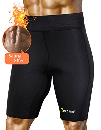 Men'S Weight Loss Sauna Hot Sweat Thermo Shorts Body Shaper Neoprene Athletic Yoga Pants Gym Tummy Fat Burner Slimming
