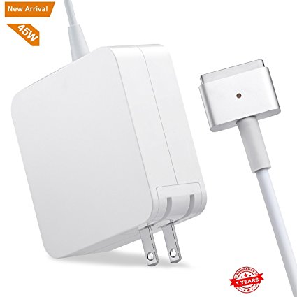 Macbook Air Charger,Replacement 45W Magsafe 2 Power Adapter T-Tip Magnetic Connector Charger for MacBook Air 11 inch and 13 inch