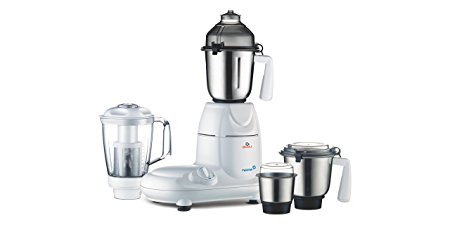 Bajaj Twister 750-Watt Mixer Grinder with 3 Jars (White)