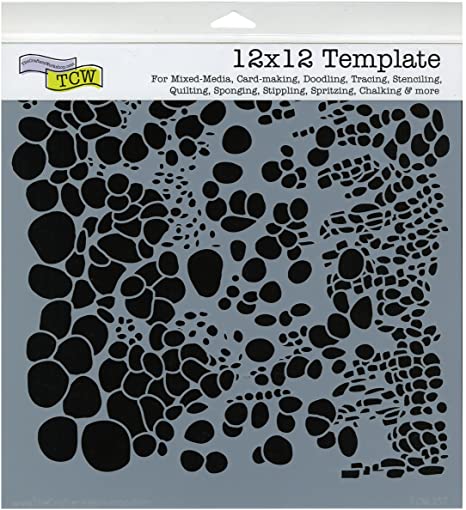 CRAFTERS WORKSHOP TCW-357 Template, 12 by 12-Inch, Cell Theory