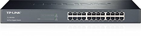 TP-Link TL-SG1024 10/100/1000Mbps 24-Port Gigabit 19-inch Rackmountable Switch, 48Gbps Capacity