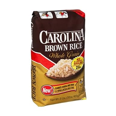 Carolina Natural Long Grain Brown Rice 2 lbs