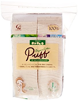 Cotton Labo Organic Cotton Puff Size L (120Pc)