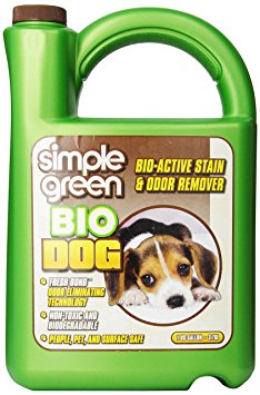 SIMPLE GREEN 432104 Bio Active Stain and Odor Remover Gal Refill for Dog