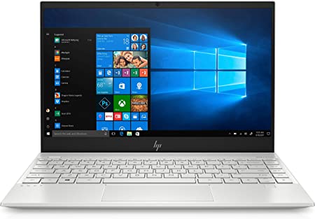 HP Envy Laptop, 13.3" Full HD Non-Touchscreen, Intel Core i5-8265U Quad-Core Processor, 8GB RAM, 256GB M.2 SSD, Wi-Fi, Bluetooth, Webcam, Backlit Keyboard, Fingerprint Reader, Windows 10 Home, Silver