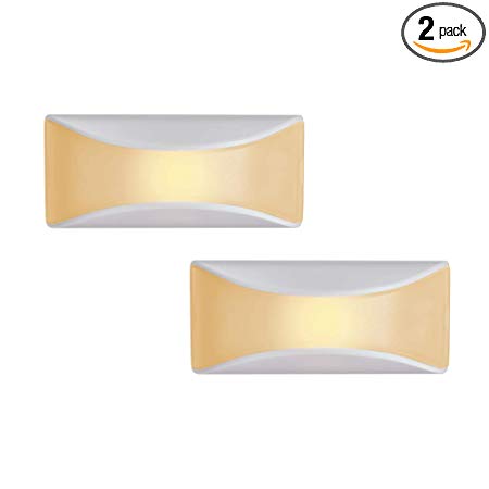 Mr. Beams MB500A-WHT-02-00 LED Dusk to Dawn Stair Night Light, One Size, White, 2 Each