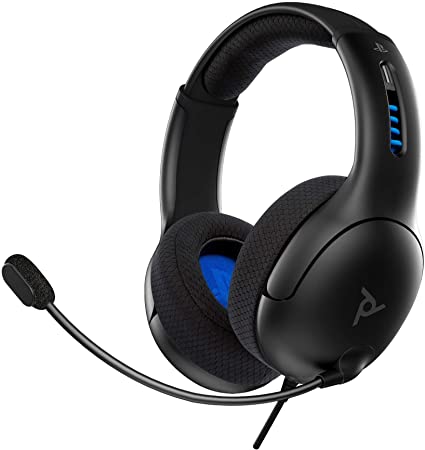 PDP PS4 LVL50 Wired Stereo Gaming Headset, 051-099-NA-BK