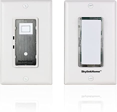 SkylinkHome SK-8 Wireless DIY 3-Way On Off Anywhere Lighting Home Automation Control Smart Wall Switch Set - No Neutral Wire Required