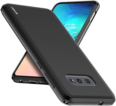 S10e Case, Galaxy S10e Case, CASEVASN [Slim Thin] Anti-Scratches Flexible TPU Gel Rubber Soft Skin Silicone Protective Case Cover Compatible for Samsung Galaxy S10e (Black)