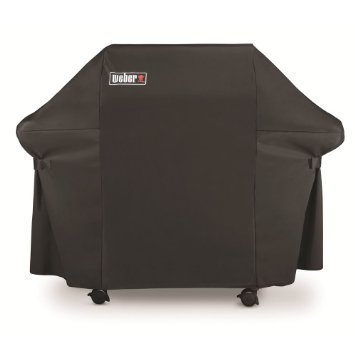 Weber 7107 Grill Cover with Storage Bag for Genesis Gas Grills