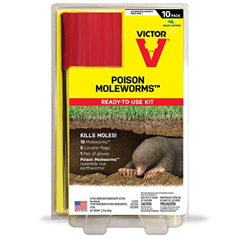 Victor M6009 Poison Moleworms, Yellow