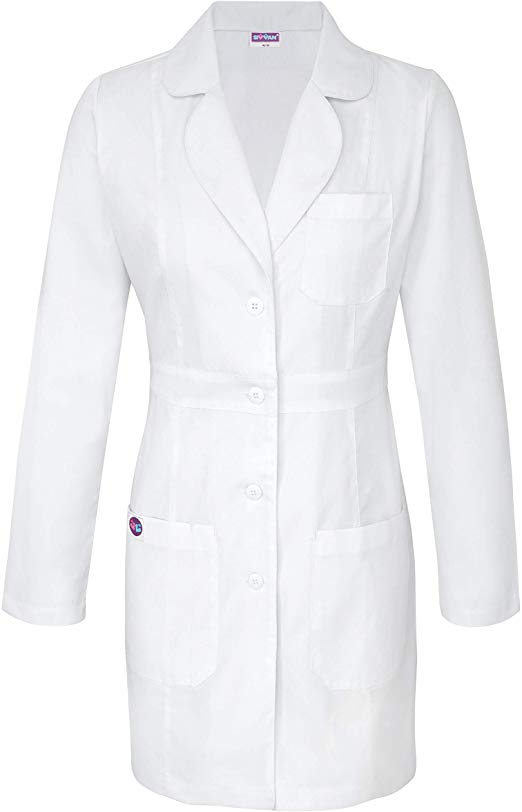 Sivvan Women’s Lab Coat 33” Length with Adjustable Belt
