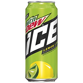 Mountain Dew ICE Soda, 16 fl oz, 12 Cans