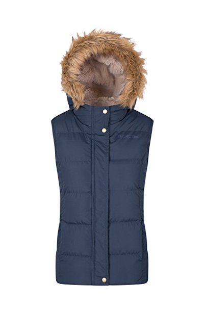 Mountain Warehouse Oak Womens Padded Gilet - Water Resistant, Soft Touch Fabric Warm & Cozy Insulation For Extra Comfort - Perfect For Chilly Walks