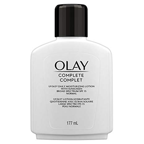 Olay Complete Lotion Moisturizer with SPF 15 Normal, 177 mL, Packaging may vary