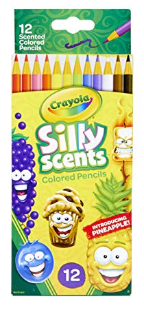 Crayola 68-2112  Silly Scent Pencils, Scented Colored Pencils, Gift for Kids, 12Count, Multicolor