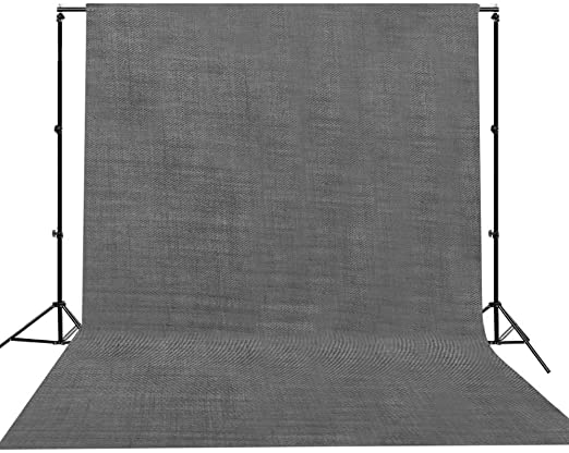 BeiYang Professional Photography Backdrop Photography Gray Background Cloth for Television Perfect for Portrait Shooting Wedding Product Photography Video Shooting Digital Photography Home Studio