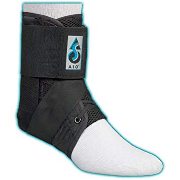ASO Ankle Stabilizing Orthosis w/inserts (Medium - Black)
