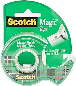 Scotch 3M 122 3/4" x 650" Magic Tape