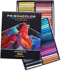 Prismacolor 27055 Premier NuPastel Firm Pastel Color Sticks, 96-Count