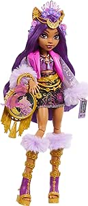 Monster High Monster Fest Doll, Clawdeen Wolf with Glam Outfit & Festival Themed Accessories like Snacks, Band Poster, Statement Bag & More