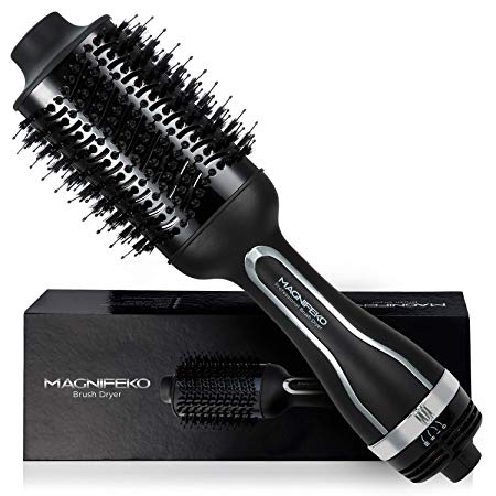 2020 Magnifeko one step hair dryer brush and styler volumizer Hot Air Hairdryer Brush