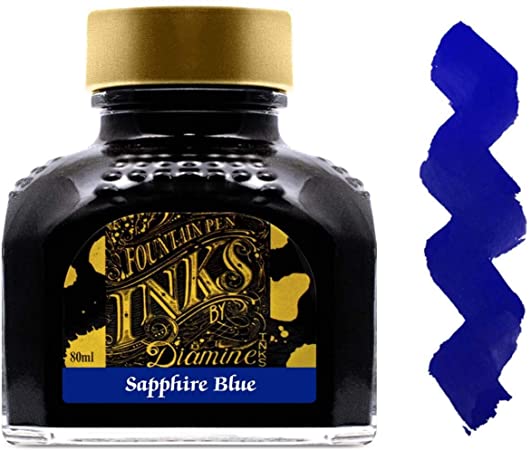 Diamine Sapphire Blue Bottled Ink