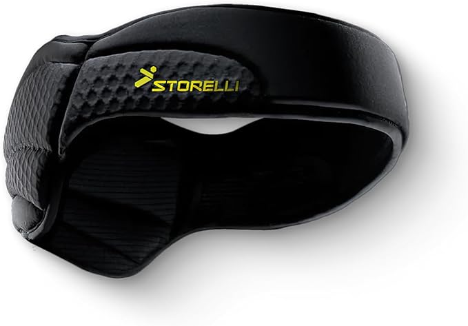Storelli ExoShield Head Guard | Sports Headband | Protective Soccer Headgear | Black | Size 6