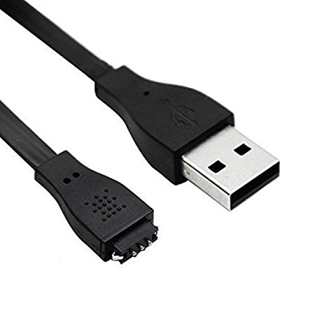 Fitbit USB Charging Cable for Charge and Force Replacement Cord Band Wireless Activity Bracelet by All Things Accessory. (As Seen in Runners World Magazine - 5 Stars) inc. Lifetime Warranty