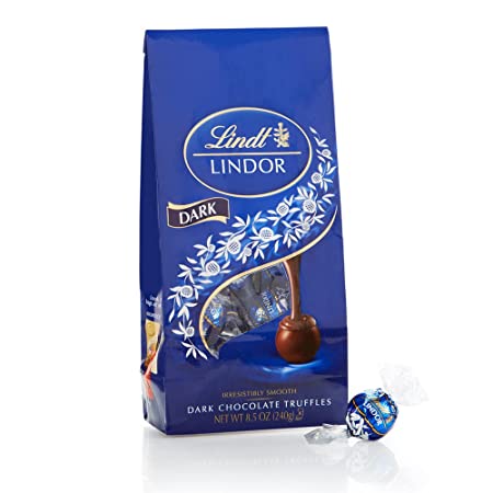 Lindor Lindt Chocolate Truffles, Dark, 8.5 Ounce