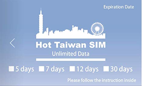 Aerobile Taiwan Prepaid SIM 4G High Speed Unlimited Data 7 days - Hot Taiwan SIM Card Powered by T-Star Telecom