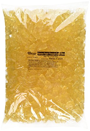 White Pineapple Gummi Gummy Bears Candy 5 Pound Bag (Bulk)