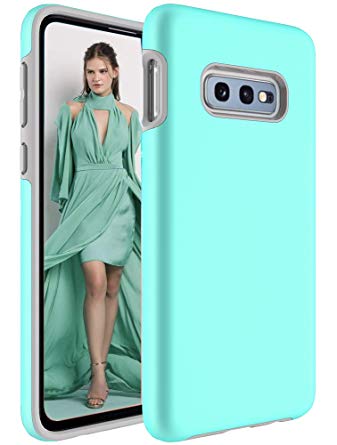 Galaxy S10e Case, Androgate [Pearl Series] Hybrid Matte Protective Back Cover Bumper Case for Samsung Galaxy S10e, Mint Green