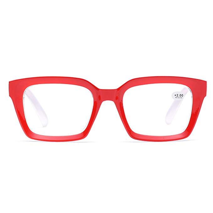 Retro Oprah Style Square Reading Glass Big Eyeglass Frames Large lens 50mm