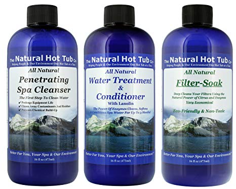 THE NATURAL HOT TUB COMPANY ALL NATURAL START UP KIT SPA TREATMENT IT'S THE NATURAL SOLUTION.