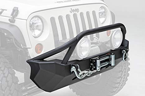 Smittybilt 76806 Black XRC Front Bumper Jeep Wrangler 2007-2018 JK