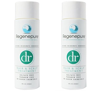 REGENEPURE DR - DOUBLE PACK DOCTOR RECOMMENDED HAIR LOSS & ANTI DHT REGROWTH SHAMPOO FOR MEN & WOMEN 224 ml (Pack of 2)