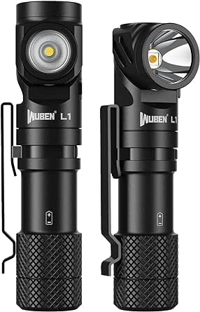 WUBEN L1 Flashlight Rechargeable Led Flashlights High Lumens 2000 Lumen Battery Powered, Super Bright Tactical Multifunctional Ip68 Waterproof Powerful Handheld Flash Light for Emergencies Camping